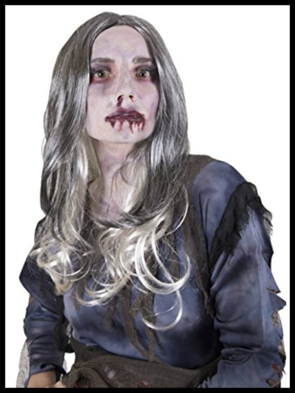 Zombie Queen Witch Wig Halloween Cosplay Costume Hair Accessory